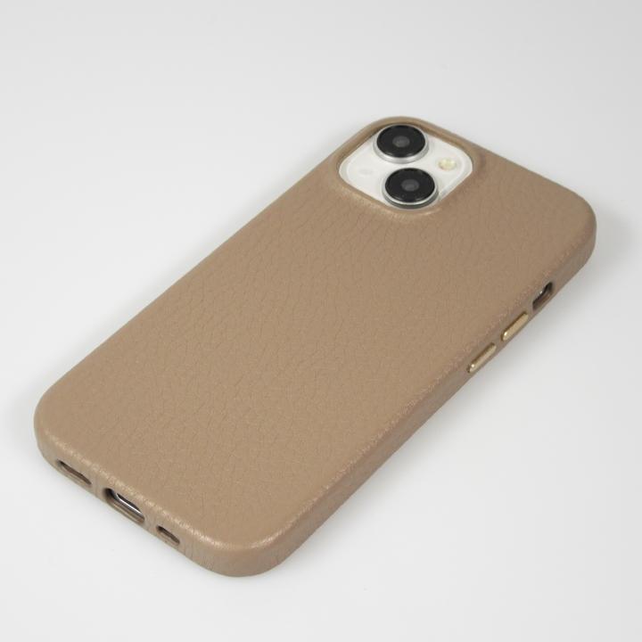 Immagine prodotto PhoneLook Copertina in pelle di vitello di lusso completamente granulata con pulsanti in metallo e MagSafe (Apple iPhone 15)