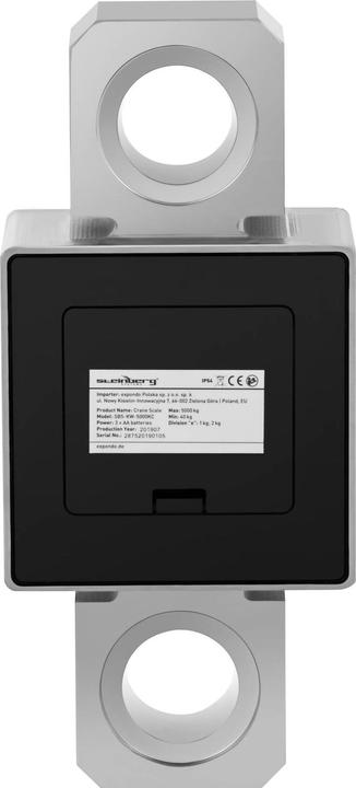 Produktbild Steinberg Zugkraftmessgerät Hängewaage Kranwaage Zugwaage Hebewaage 5.000 kg LCD Display