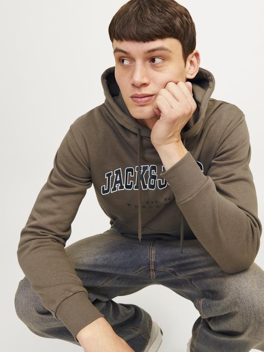 Actual product image Jack & Jones Jjecaleb Varsity Sweat Hood Noos (XXL)