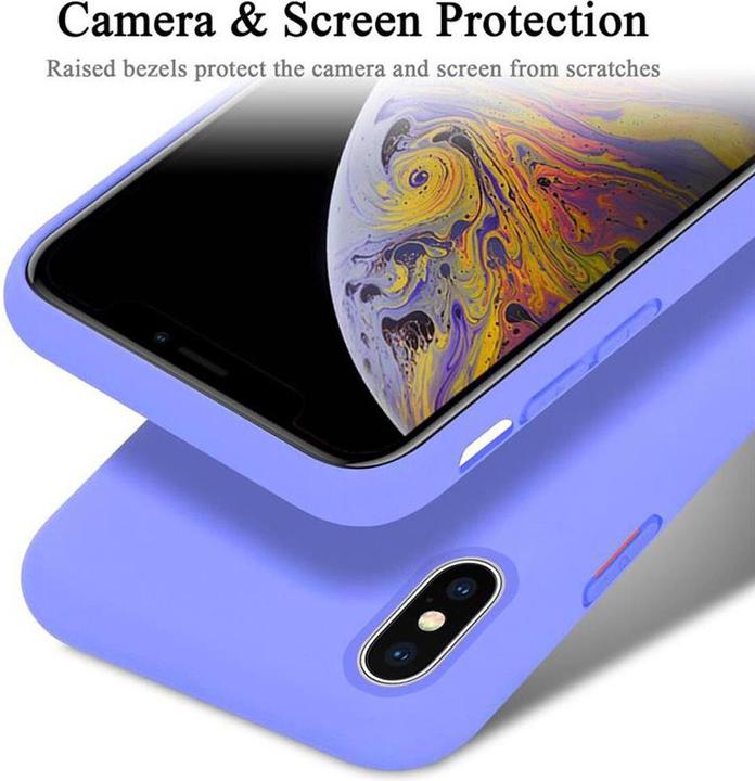 Actual product image Cadorabo TPU Liquid Silicone Case Cover (Apple iPhone X)