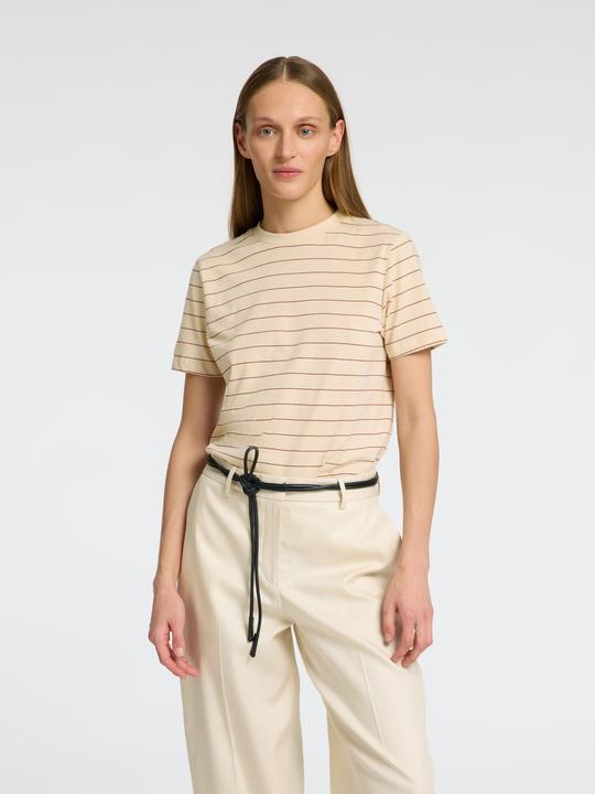 Image du produit Selected Femme T-shirt en coton rayé (XS)