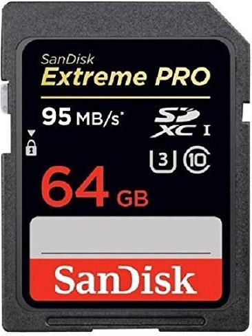 Produktbild SanDisk Extreme Pro SDXC UHS-I (64 GB, SDXC, U3, UHS-I)
