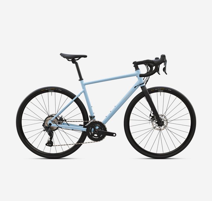 Van rysel Vélo route endurance Microshift Sword 2x10v - EDR AF Bleu clair