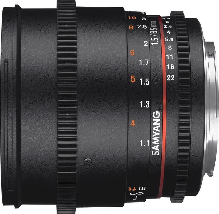 Image du produit Samyang 85mm T1.5 VDSLR II Pentax (Pentax K, Plein format)