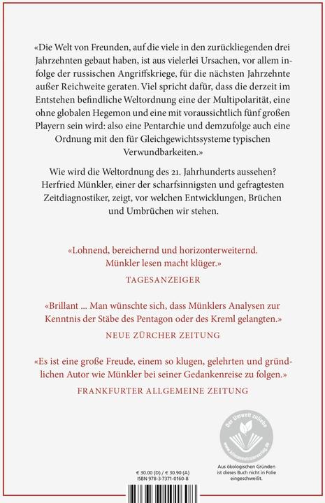 Produktbild Welt in Aufruhr (Deutsch, Herfried Münkler, 2023)