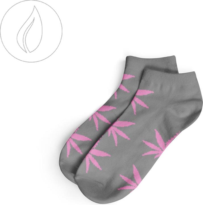 Produktbild R420 Short Socks-Size 36-42 Grey/Pink (36 - 42)