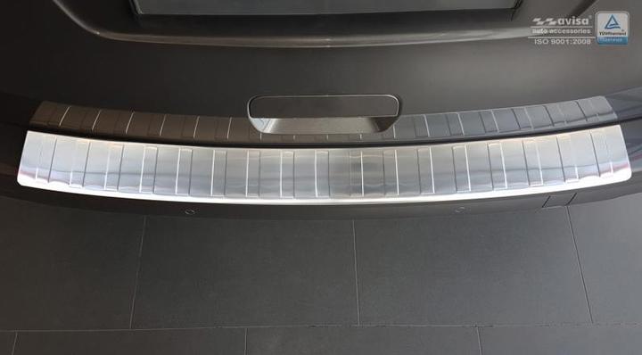 Actual product image ProPlus Stainless steel bumper protection for Citroen Spacetourer, Jumpy / Opel Vivaro / Peugeot Traveller (Rear, Portrait format)