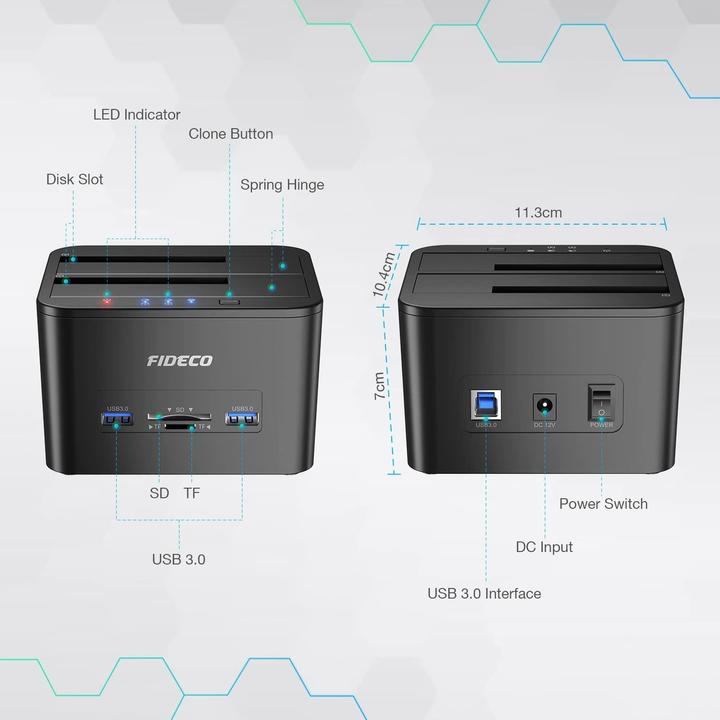 Immagine prodotto Fideco Docking station per dischi rigidi