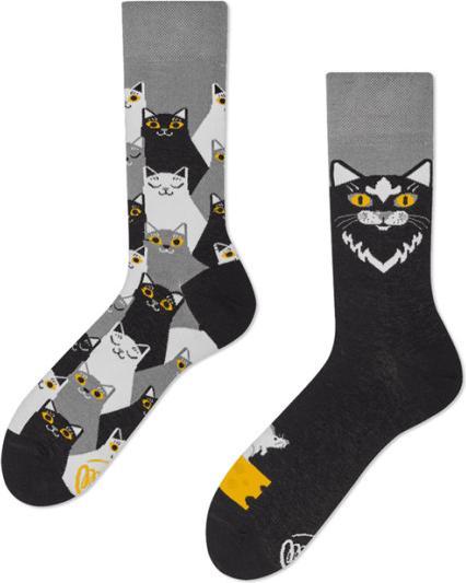 Actual product image Many Mornings Black Cat (Single pack, 35 - 38)