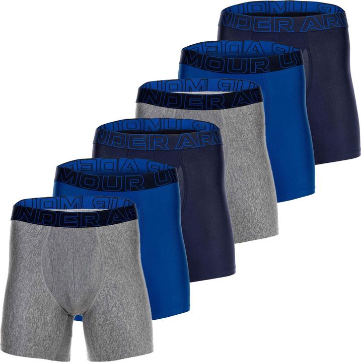 Actual product image Under Armour Boxershort Sportlich Figurbetont UA PERFORMANCE TECH - SOLID 6 IN 6PK (XXL, pack of 6)