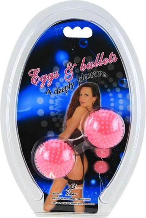 Actual product image Baile A Deeply Pleasure Bolas Texturadas Rosa 3.6 cm