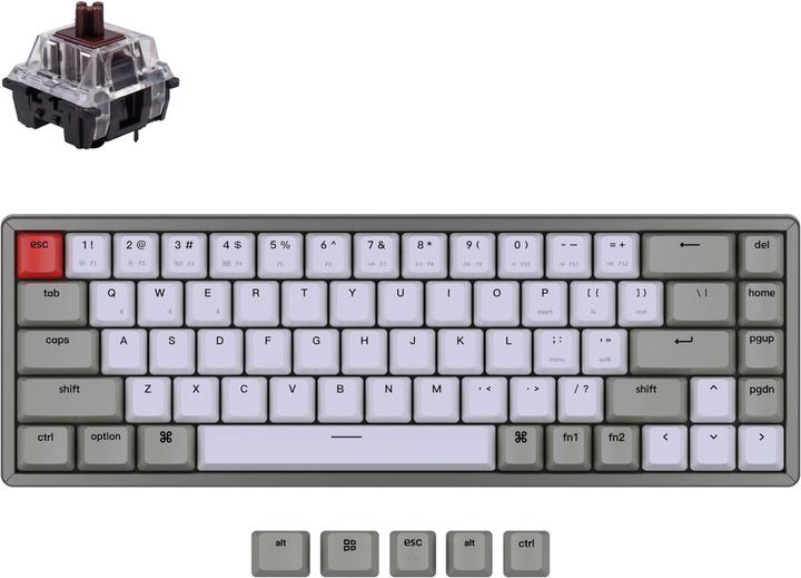 Immagine prodotto Keychron K6 (US, Cablato, Senza fili)