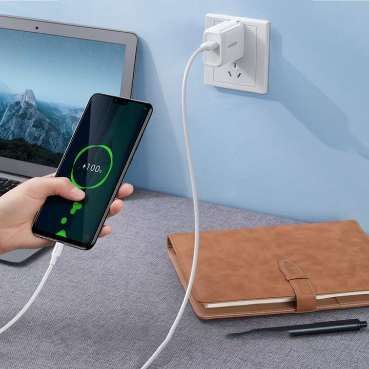 Produktbild Ugreen micro USB Cable QC 3.0 2.4A 2m (White) (2 m)