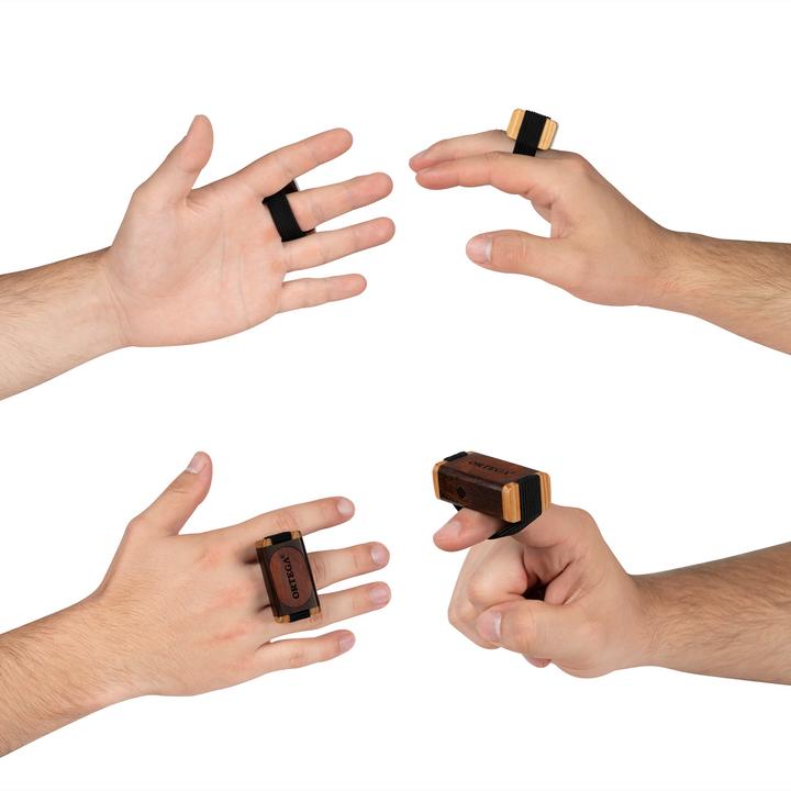 Actual product image Ortega Wooden Finger Shaker Large (Drum set)