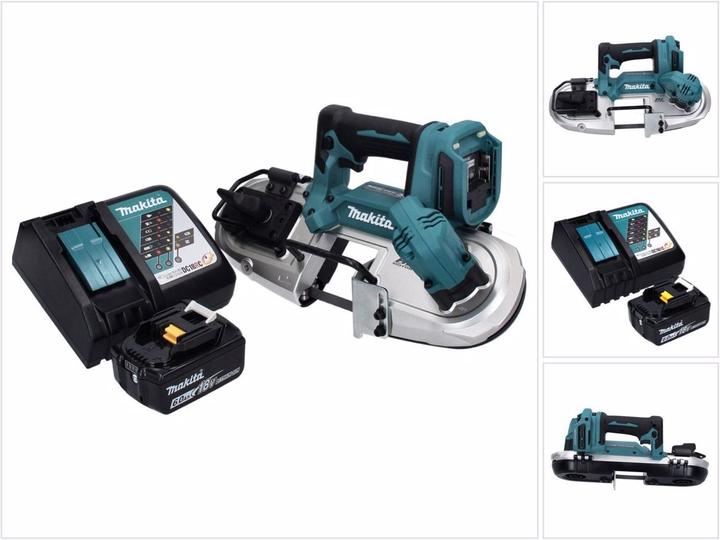 Actual product image Makita DPB 183 RG1 Battery band saw 18 V 66 mm Brushless + 1x battery 6.0 Ah + charger