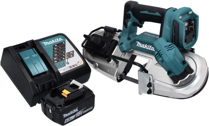Actual product image Makita DPB 183 RG1 Battery band saw 18 V 66 mm Brushless + 1x battery 6.0 Ah + charger