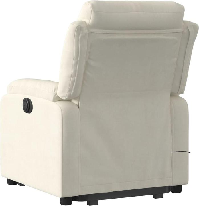 Actual product image VidaXL Massage chair with stand-up aid electric velvet