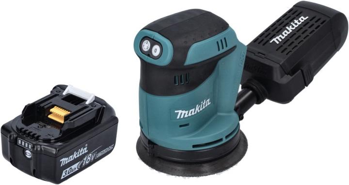 Image du produit Makita DBO 180 F1 Ponceuse excentrique sans fil 18 V 125 mm + 1x batterie 3,0 Ah - sans chargeur (Ponceuse excentrique)