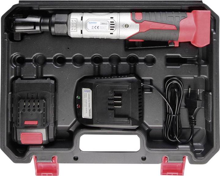 Actual product image Kunzer 7AKN12 Battery Ratchet Screwdriver 18V 2000 mAh Li-Ion (Rechargeable battery operated)