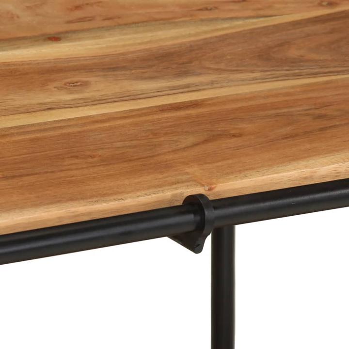 Image du produit VidaXL Armoire TV Lowboard Armoire TV Table de télévision en bois massif acacia (100 x 42 x 40 cm)