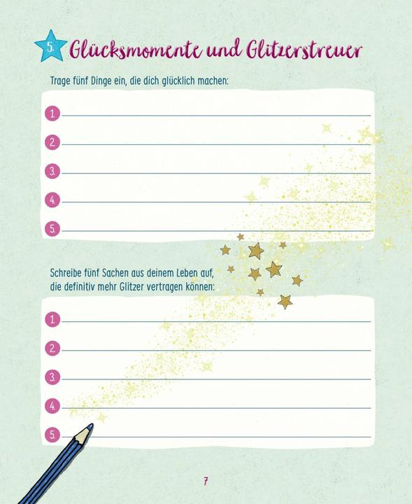 Produktbild Dein Mädchenbuch: Über 230 Ideen für mehr Glitzer im Leben (Deutsch, Nikki Busch, 2018)