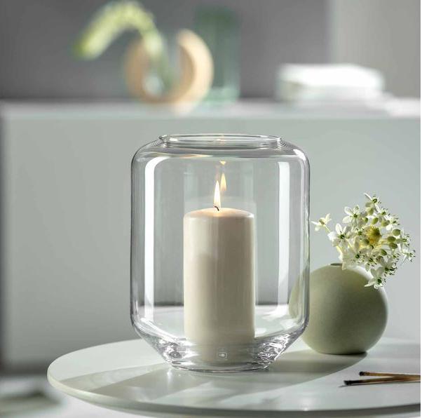 Actual product image Leonardo Lantern Milano 22 cm, transparent, detail colour (1 x)