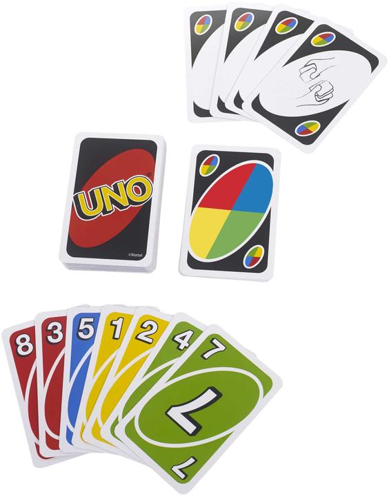 Actual product image Mattel Games UNO card game (English)