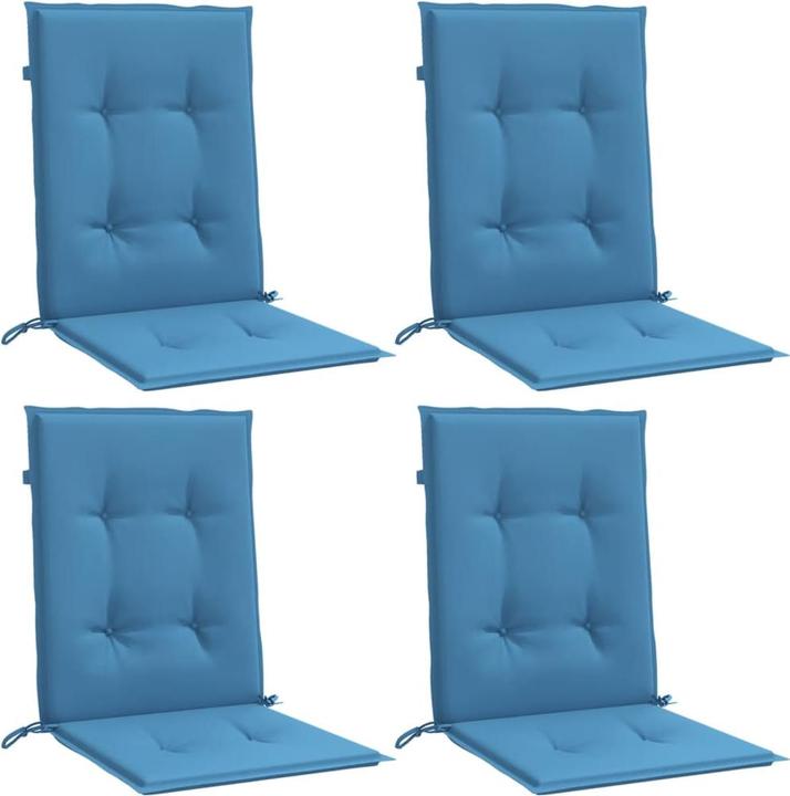 Productafbeelding VidaXL Kussens voor lage rugleuning 2 stuks stof (100 x 50 x 4 cm)