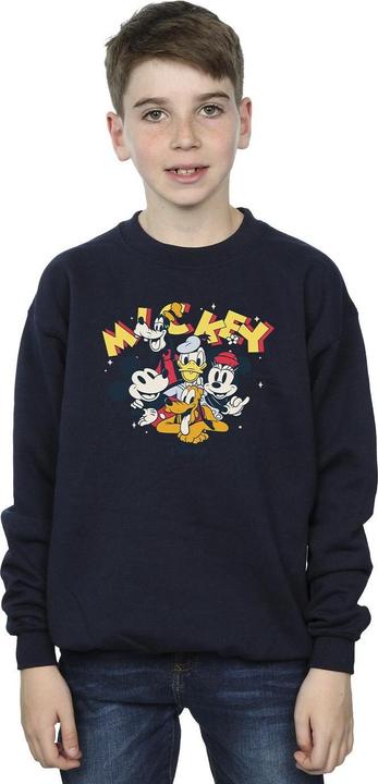 Actual product image Disney Boys Mickey Mouse Group Sweatshirt (140, 146)