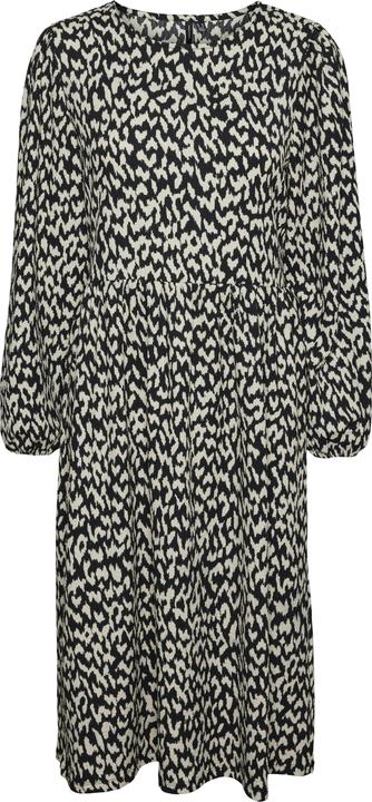 Immagine prodotto Vero Moda Abito midi con scollo rotondo dalla vestibilità regolare (S)