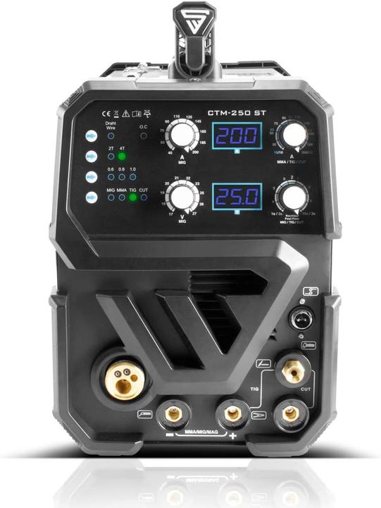 Produktbild Stahlwerk 4 in 1 Kombi-Schweissgerät CTM-250 ST mit 200 A und 50 A Plasma-Funktion