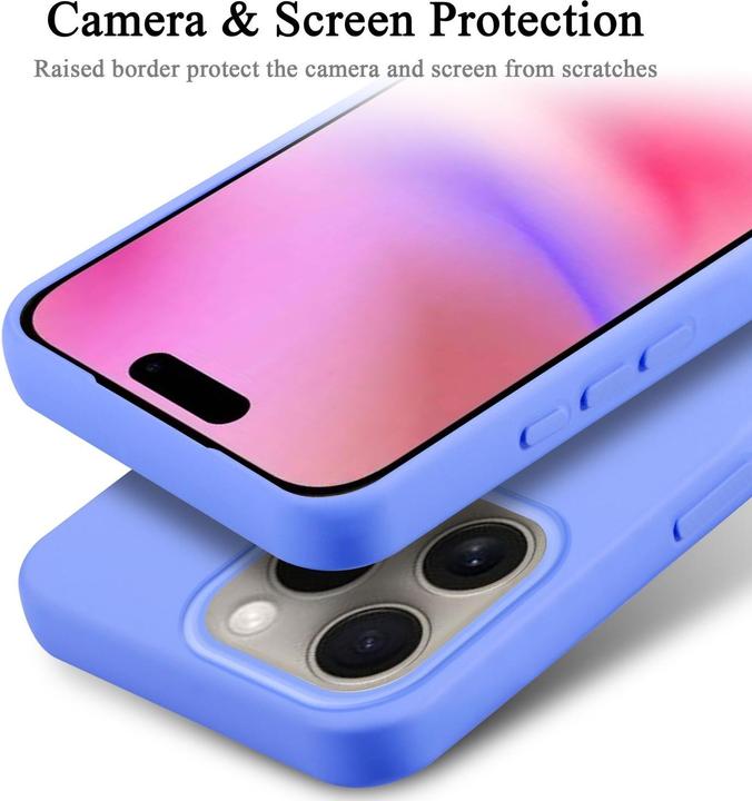Produktbild Cadorabo Hülle für iPhone 16 PRO MAX TPU im Liquid Schutz Design (Apple iPhone 16 Pro Max)