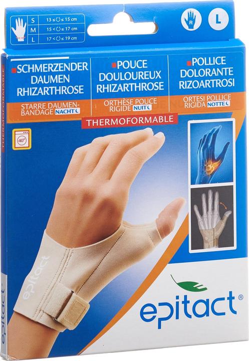 Produktbild Epitact Starre Daumenbandage NACHT M 1517 cm rechts (M)