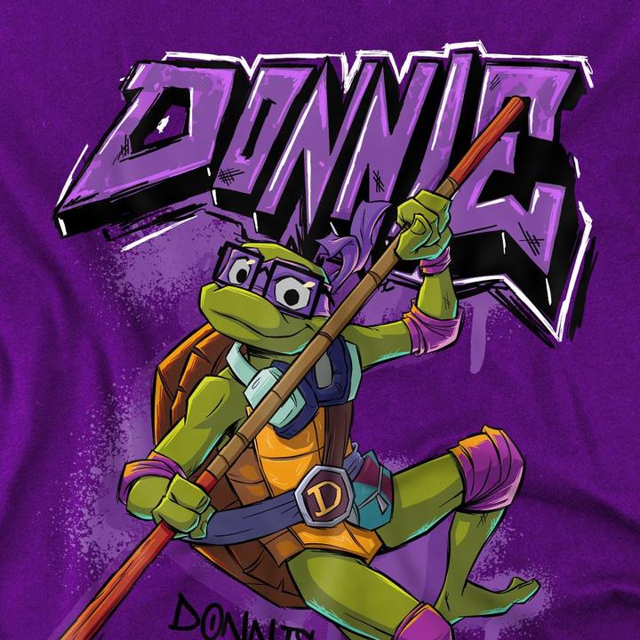 Immagine prodotto Teenage Mutant NT Maglietta Donatello Graffiti Uomo (XL)