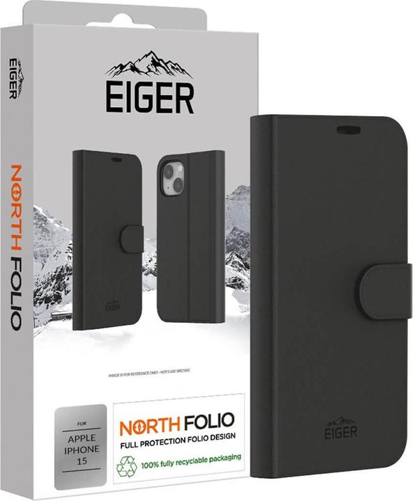 Actual product image Eiger North Folio Bookcase (Apple iPhone 15)
