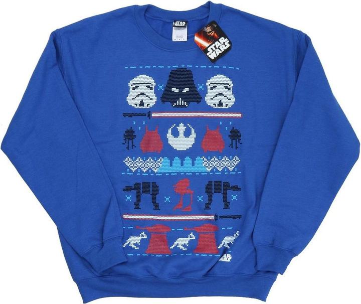 Star Wars Dark Side Fair Isle Christmas Sweatshirt