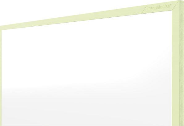 Actual product image Magnetoplan Whiteboard Wood Series 1440305 Frame h.gn 148x96cm (148 x 96 cm)