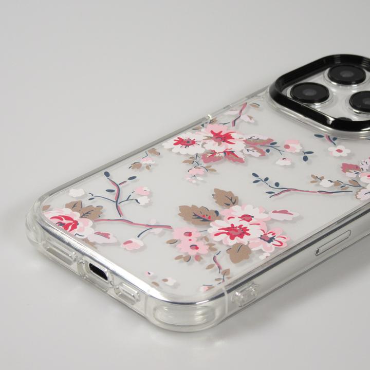 Produktbild PhoneLook Hülle Straffes Gummi Silikon mit verstärkten Ecken blühende Kirschblüte (Apple iPhone 14 Pro)