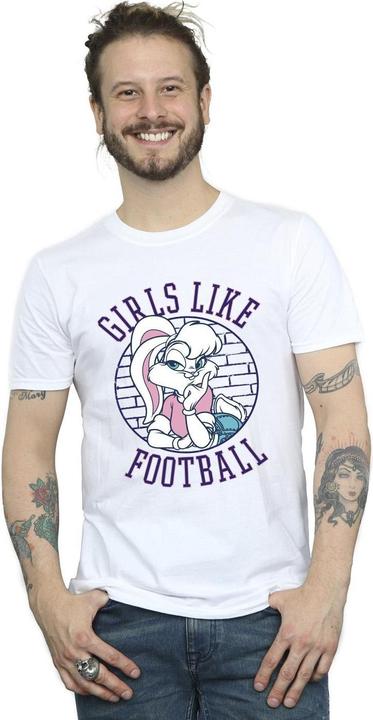 Produktbild Looney Tunes Lola Bunny Girls Like Football TShirt (L)
