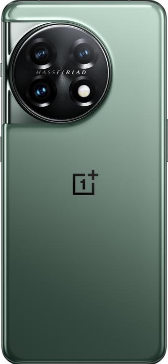Produktbild OnePlus 11 (256 GB, Eternal Green, 6.70", Hybrid Dual SIM + eSIM, 50 Mpx, 5G)