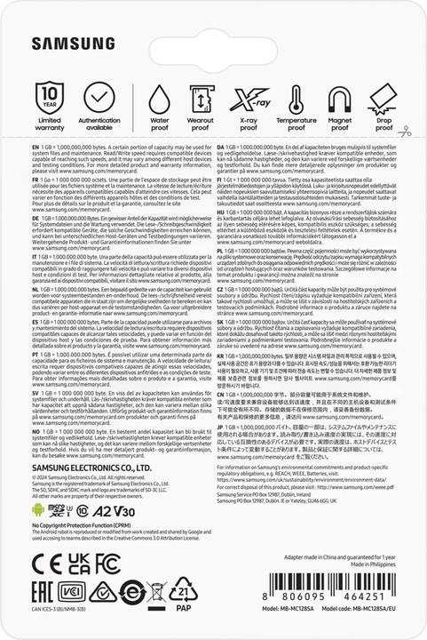 Produktbild Samsung EVO Plus (128 GB, microSDXC, U3, UHS-I)