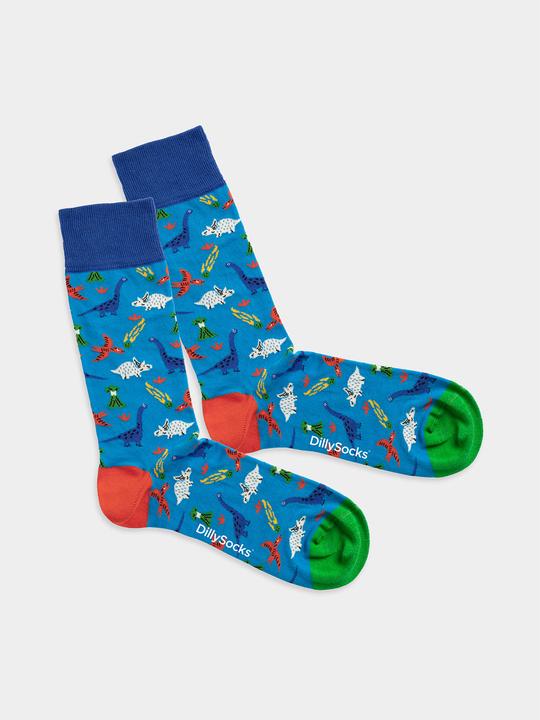 Immagine prodotto DillySocks Dinosauri Superstar (Confezione singola, 36 - 40)