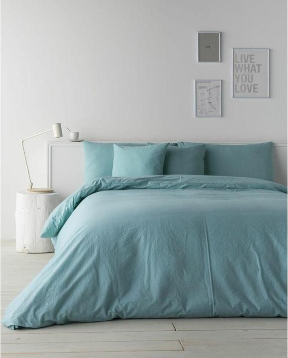 Image du produit Rosewood Bettdeckenbezug Naturals LINO BLANCO grün 143 x 200 cm (Housse de couette, 143 x 200 cm)