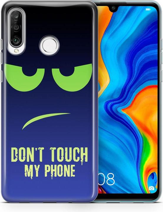 Don't Touch My Phone Grün Blau