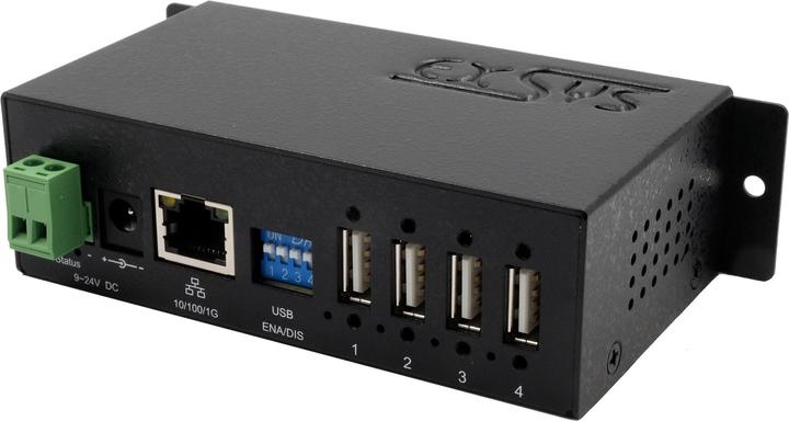 Actual product image Exsys EX-6003 4-Port Gigabit Network USB Hub