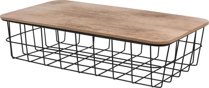 Actual product image HTI-Living Basket with lid (1 x, 40 x 23 x 10 cm)