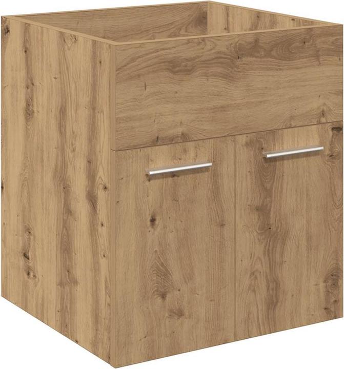 Produktbild VidaXL Waschbeckenunterschrank mit Einbaubecken und Wasserhahn Bad Waschtisch