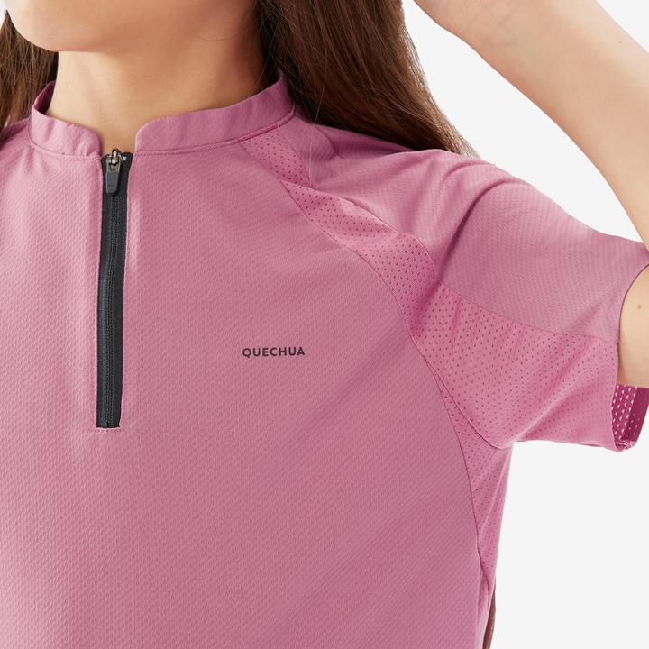 Image du produit Quechua T-shirt de randonnée enfant 7-15 ans, MH900 rose (8, 9, 10)