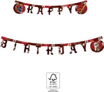 Immagine prodotto Procos Buchstabenkette Happy Birthday Lego Ninjago
