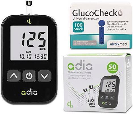 Produktbild Adia Blutzuckermessgerät-Set (Blutzuckermessgerät)